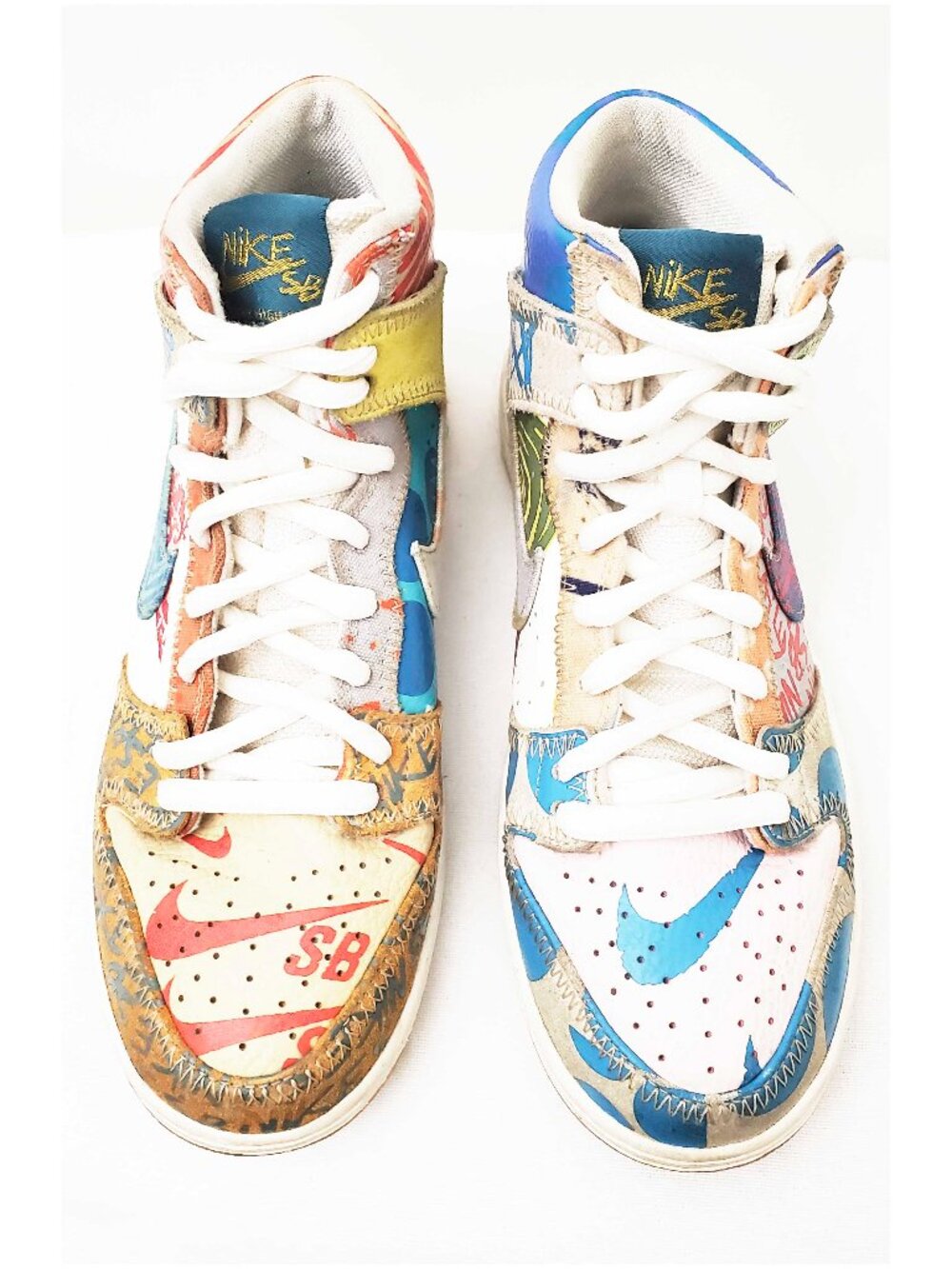 Nike SB Dunk High x Thomas Campbell Men's What The 2017-RARE Sneakers Shoes 7.5